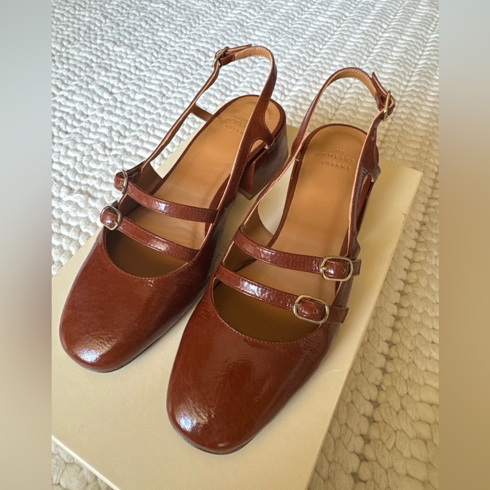 Sezane | Paula Babies in Camel Size 6/EU 36